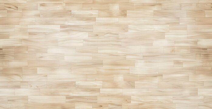 Seamless Light Wood Floor Texture Top View