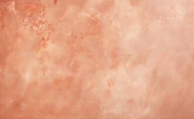 Fototapeta premium Peach Colored Flat Smooth Wall Texture
