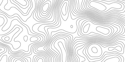 Fototapeta premium Cartography and geographic mapping the art and science behind Topographic diagrams, contour relief, and vector graphics background design.