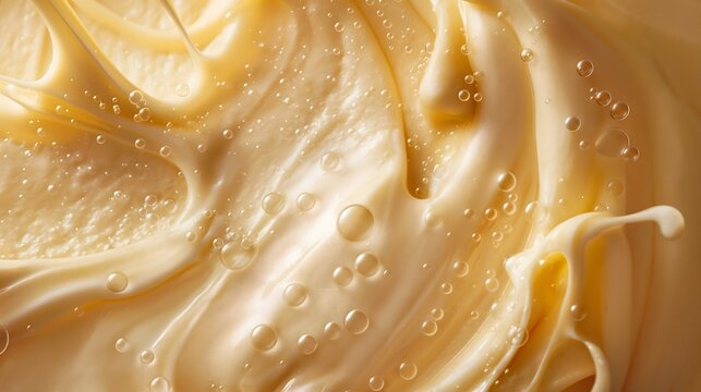 4. Design an image capturing the essence of a nourishing skincare product, its luxurious texture and rich formulation promising to boost radiance and restore skin health.