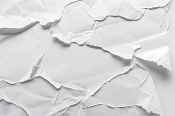 White Creased Paper Texture Background For Posters