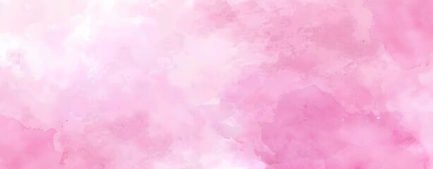 Romantic Pastel Pink Watercolor Background
