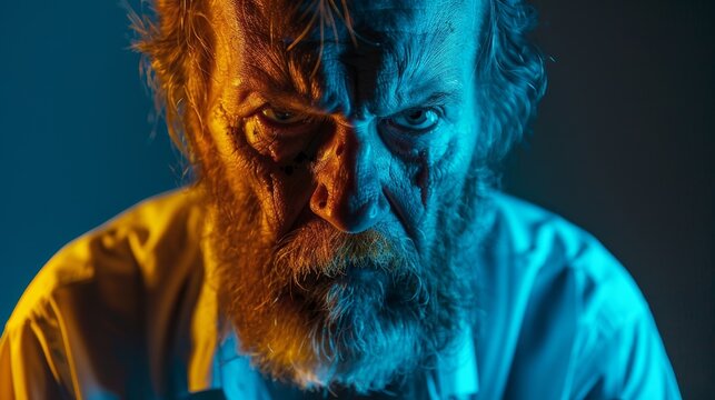 The Intense Bearded Man