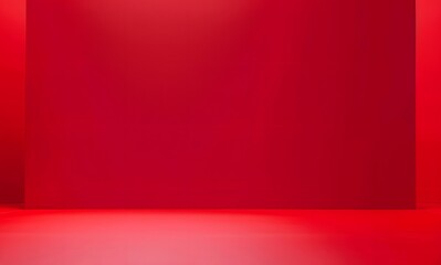 Obraz premium Simple Red Gradient Background Minimalist Style
