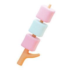 MARSHMALLOW 3D ICON ILLUSTRATION