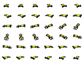 F1 Car Vector Pack - 1