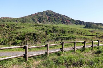 Fototapeta premium 阿蘇 烏帽子岳