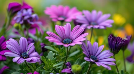 Obraz premium Attractive flowers and their surroundings