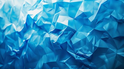 Obraz premium Design a blue background with abstract polygonal shapes, adding a modern and edgy feel to your graphic designs.