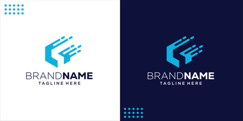 Creative Fast Pack Hexagon Logo, Design Inspiration, Illustration, Vector