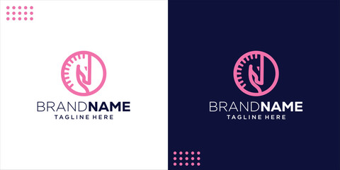 Creative Horse Logo in a Circle, Design Inspiration, Illustration, Vector