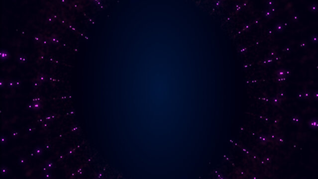 Big Circle Particles Loop Background