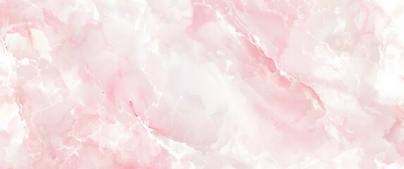 Fototapeta premium Elegant Pink Marble Watercolor Texture