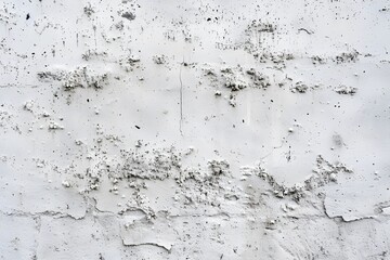 Obraz premium White Concrete Wall Texture With Water Stains