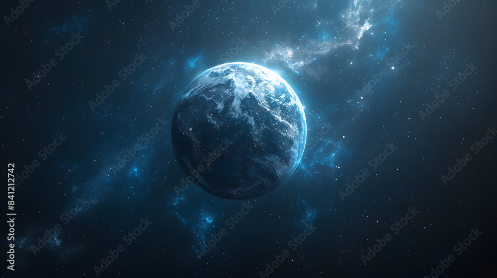 Wall mural outer space background
