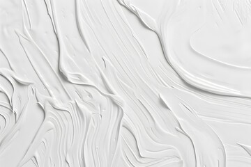 Obraz premium Abstract White Paint Swirl Texture Background