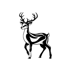 deer silhouette vector