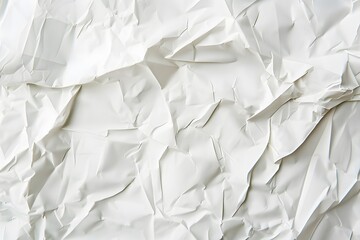 Obraz premium White Creased Paper Texture Background