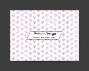 Unique and innovative pattern design template. Formal and futuristic vector pattern design. 