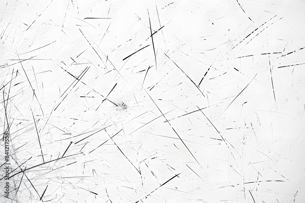 Poster abstract white background with scratches