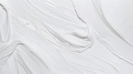 Obraz premium Delicate White Strokes Abstract Background