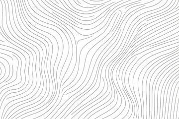 Minimalist Abstract Line Art Pattern - White Background