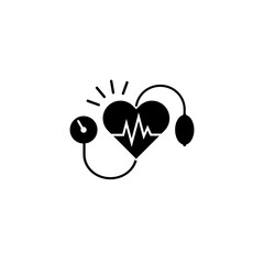 Arterial Blood pressure icon isolated on white background