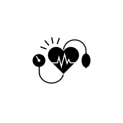 Arterial Blood pressure icon isolated on white background