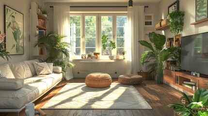 Creative Setup in a Luxury Apartment
