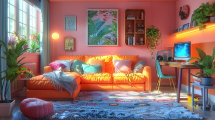 Creative Apartment Setup for Students