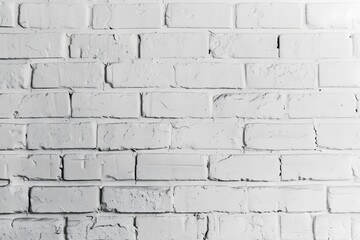 Fototapeta premium White Brick Wall Background Flat Lay