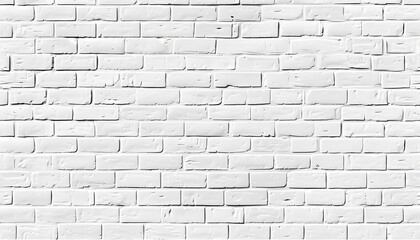 Obraz premium White Brick Wall Seamless Vector Background