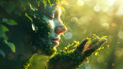 The healing power of nature, people and nature merge