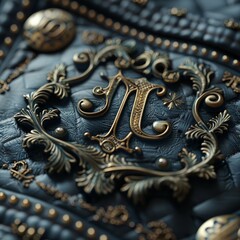 Luxury logo detailed with a double capital " J " 