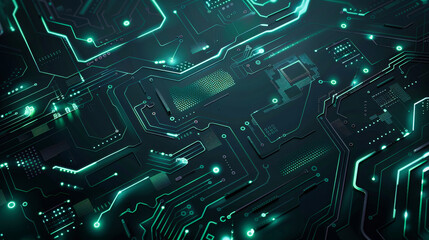 Generic digital technology background