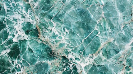 Obraz premium Rippled Water in Swimming Pool with Aqua Tone Marble Detail for Interior and Exterior Decoration Natural Aqua Green Marble Texture Background