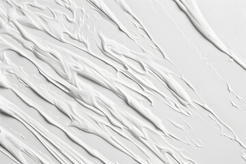 Fototapeta premium Abstract White Cream Texture Background with Lines and Smears