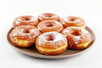 Generously Coated Basic Doughnuts with Cinnamon Sugar