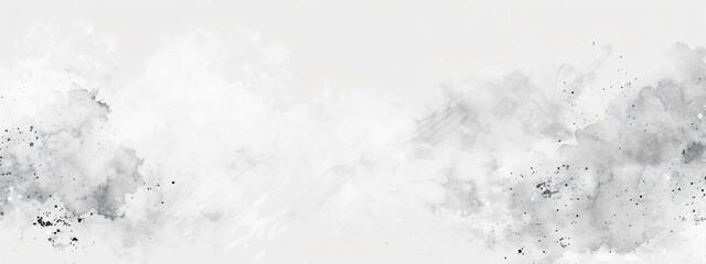 Abstract Watercolor Grey Background With Smudges