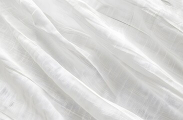 Fototapeta premium White Linen Fabric Texture Background Design