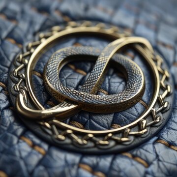 Luxury logo detailed with a double capital " Q " 