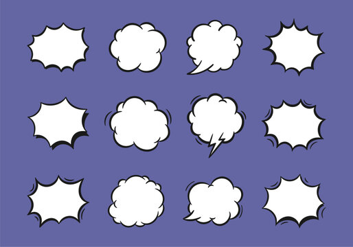 Callout Bubble Chat Element Set