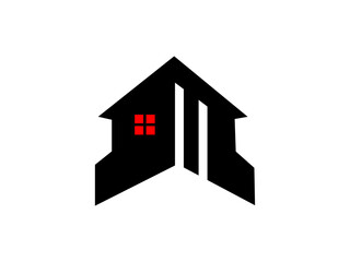 simple house logo vector design