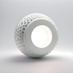 3D Light White close up Background