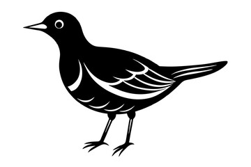 migratory bird silhouette vector illustration