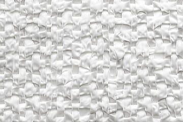 Fototapeta premium White Plastic Fabric Woven Texture Background
