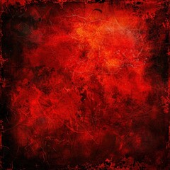 Freeze-frame the chaotic energy of a fiery red grunge texture background, pulsating with raw passion and intensity.