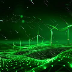 Wind power generation for sustainable energy generation