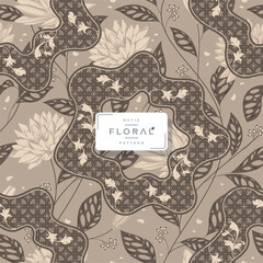 beautiful batik floral pattern 19