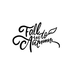 Explore the beauty of Autumn through creative Hand Lettering with a captivating Leaf Design